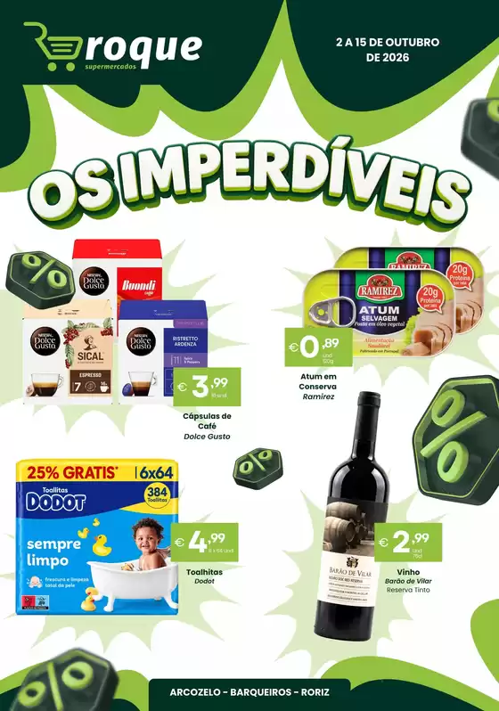 Catálogo Roque Supermercados em Argivai | Folheto Roque Supermercados | 2026-10-02T00:00:00.000Z - 2026-10-15T00:00:00.000Z