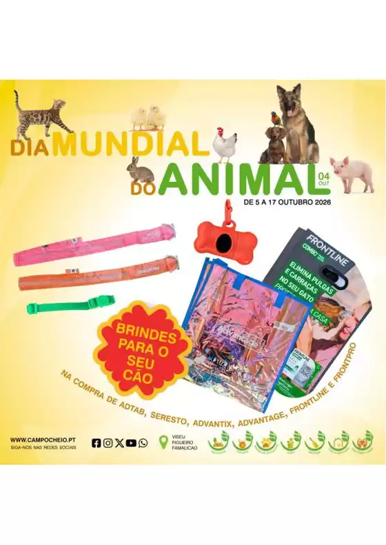 Catálogo Campo Cheio | Dia Mundial do Animal 2026 | 2026-10-05T00:00:00.000Z - 2026-10-17T00:00:00.000Z