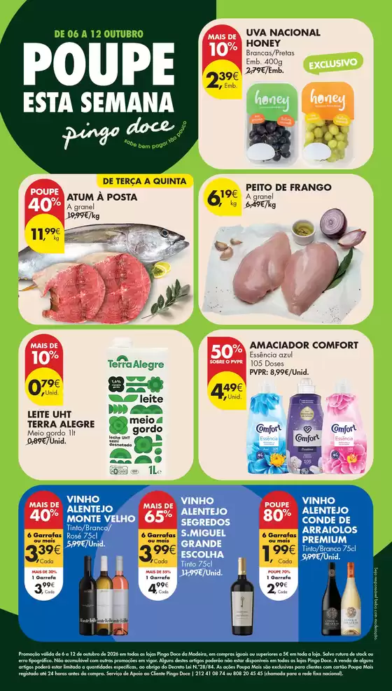 Catálogo Pingo Doce | Folheto Poupe Esta Semana Madeira | 2026-10-06T00:00:00.000Z - 2026-10-12T00:00:00.000Z