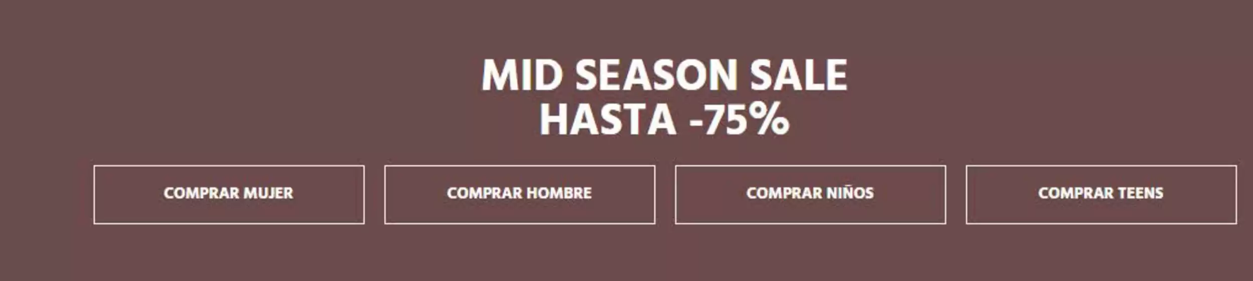 Catálogo Fifty Factory em Mindelo | Mid season sale Hasta -75% | 2026-10-06T00:00:00.000Z - 2026-10-20T00:00:00.000Z