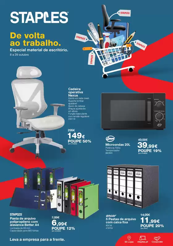 Catálogo Staples em Sintra | Descontos Imperdíveis | 2026-10-08T00:00:00.000Z - 2026-10-29T00:00:00.000Z