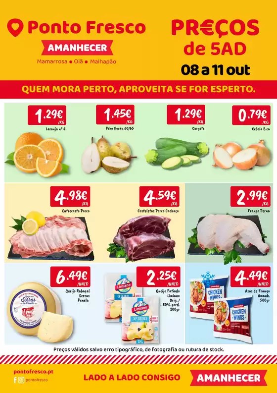 Catálogo Ponto Fresco | Folheto Preços de 5ª a domingo | 2026-10-08T00:00:00.000Z - 2026-10-11T00:00:00.000Z