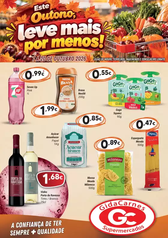 Folheto GidaCarnes Supermercados em Alvega | Folheto | 2026-10-07T00:00:00.000Z - 2026-10-20T00:00:00.000Z