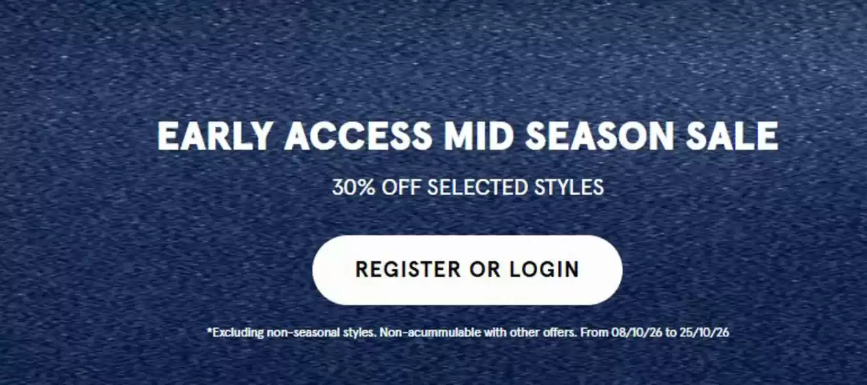 Catálogo Pepe Jeans em Foz do Sousa | Early access mid season sale | 2026-10-08T00:00:00.000Z - 2026-10-25T00:00:00.000Z