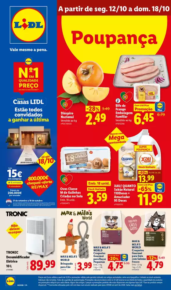 Catálogo Lidl em Rio Torto (Valpaços) | A partir de 1210 | 2026-10-09T00:00:00.000Z - 2026-10-18T00:00:00.000Z