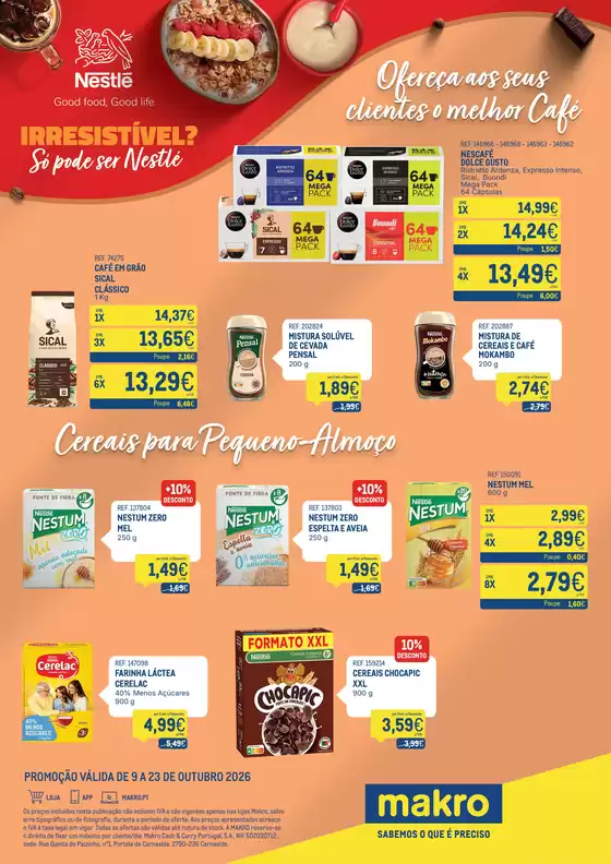 Catálogo Makro | Monofolha Nestlé | 2026-10-09T00:00:00.000Z - 2026-10-23T00:00:00.000Z