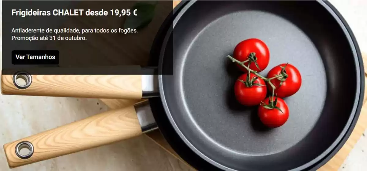 Catálogo Tescoma | Frigideiras chalet desde 19,95 € | 2026-10-09T00:00:00.000Z - 2026-10-31T00:00:00.000Z