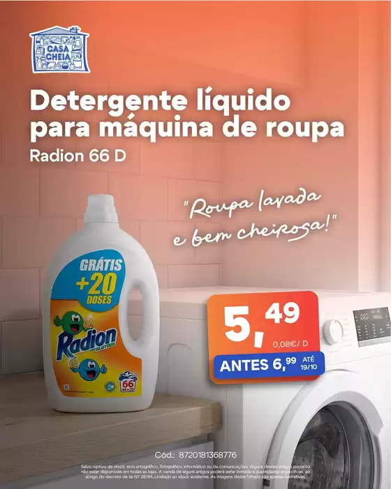 Catálogo Casa Cheia | Detergente líquido para máquina de roupa | 2026-10-12T00:00:00.000Z - 2026-10-19T00:00:00.000Z
