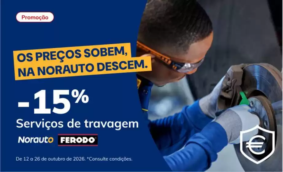 Catálogo Norauto em Guarda | Promoções especiais em vigor | 2026-10-12T00:00:00.000Z - 2026-10-26T00:00:00.000Z