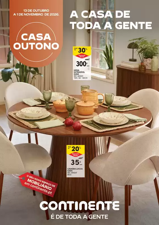 Catálogo Continente em Santão | Casa Outono | 2026-10-13T00:00:00.000Z - 2026-11-01T00:00:00.000Z