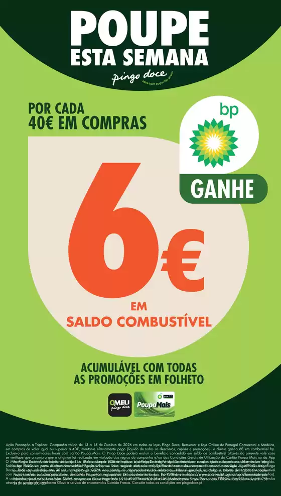 Catálogo Pingo Doce | Folheto Poupe Esta Semana Lojas Grandes | 2026-10-13T00:00:00.000Z - 2026-10-15T00:00:00.000Z