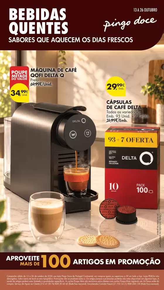 Catálogo Pingo Doce | Folheto Bebidas Quentes | 2026-10-13T00:00:00.000Z - 2026-10-26T00:00:00.000Z