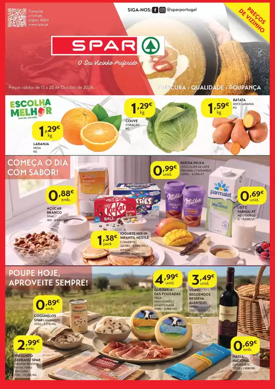 Catálogo SPAR em Boelhe | Folheto Spar | 2026-10-13T00:00:00.000Z - 2026-10-25T00:00:00.000Z