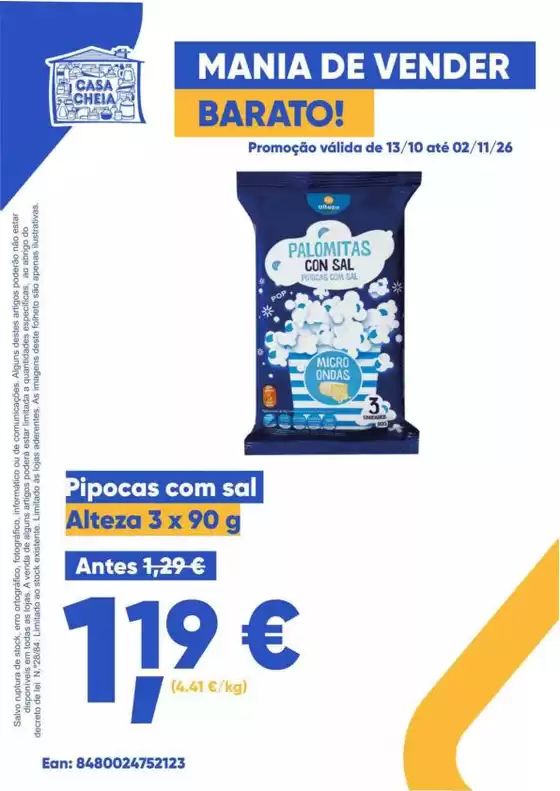 Catálogo Casa Cheia em Viana do Castelo | Melhores ofertas para todos os caçadores de pechinchas | 2026-10-13T00:00:00.000Z - 2026-11-02T00:00:00.000Z