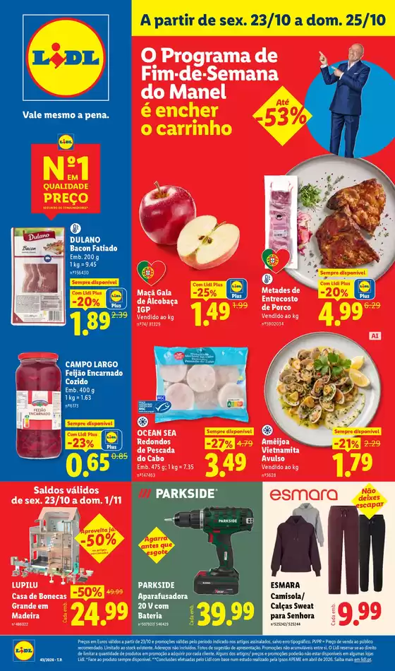 Catálogo Lidl | A partir de 2310 | 2026-10-16T00:00:00.000Z - 2026-10-25T00:00:00.000Z