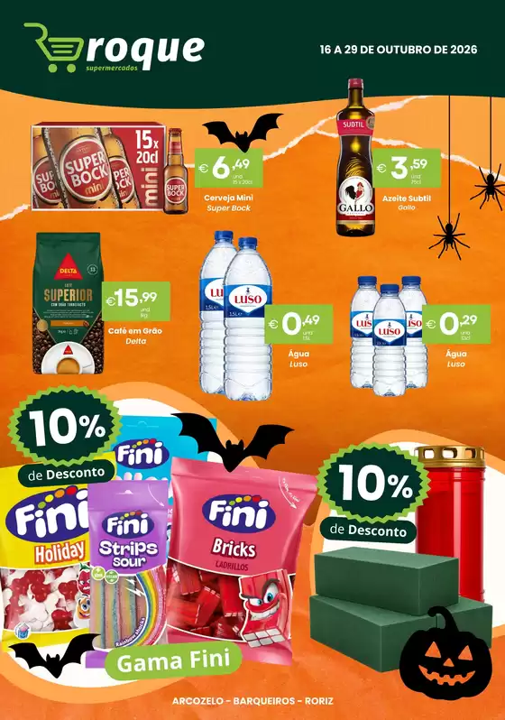 Folheto Roque Supermercados em Espinho | Folheto Roque Supermercados | 2026-10-16T00:00:00.000Z - 2026-10-29T00:00:00.000Z
