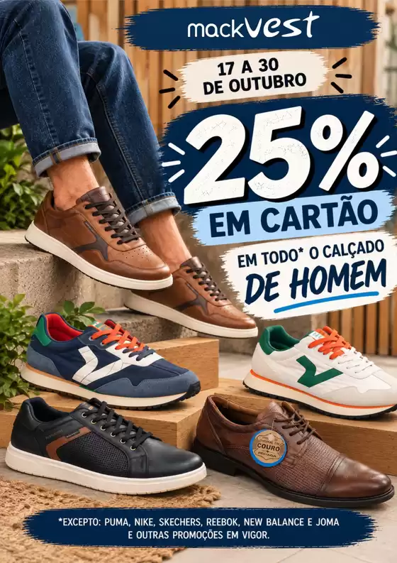 Catálogo Neomáquina em Ansião | 25 DESCONTO CALÇADO HOMEM até 30 de Out. | 2026-10-17T00:00:00.000Z - 2026-10-30T00:00:00.000Z
