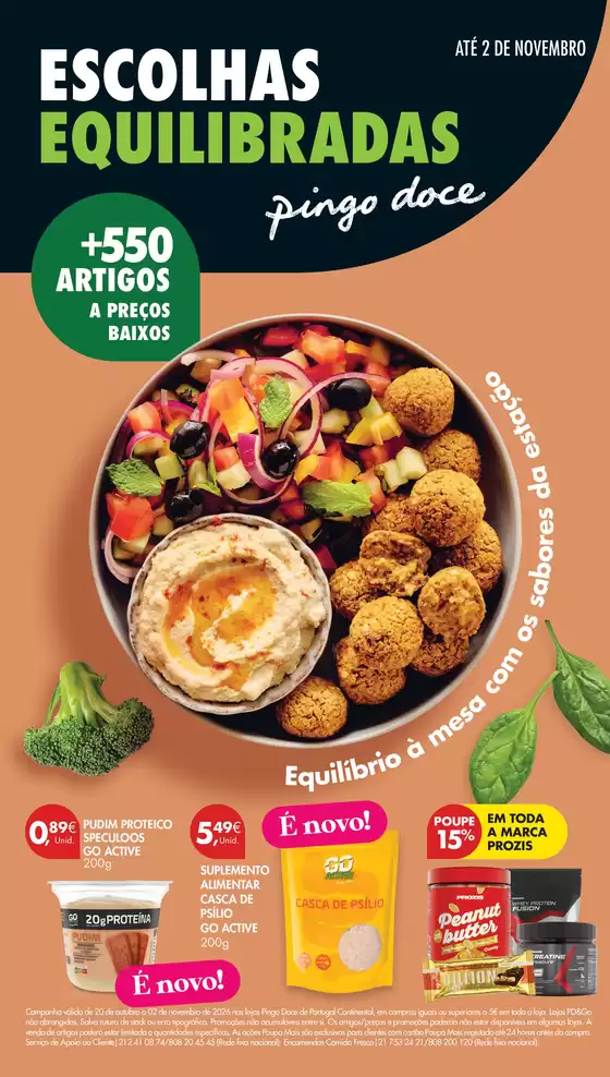 Catálogo Pingo Doce | Folheto Escolhas Equilibradas | 2026-10-20T00:00:00.000Z - 2026-11-02T00:00:00.000Z
