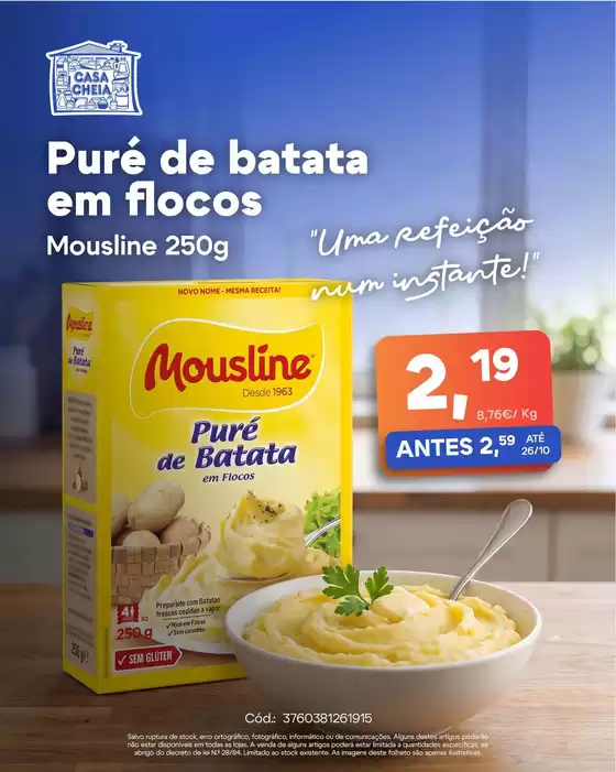 Catálogo Casa Cheia | Puré de batata em flocos | 2026-10-22T00:00:00.000Z - 2026-10-26T00:00:00.000Z