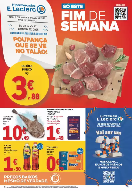 Folheto E.Leclerc em Oliveira do Hospital | Descontos e promoções | 2026-10-23T00:00:00.000Z - 2026-11-04T00:00:00.000Z