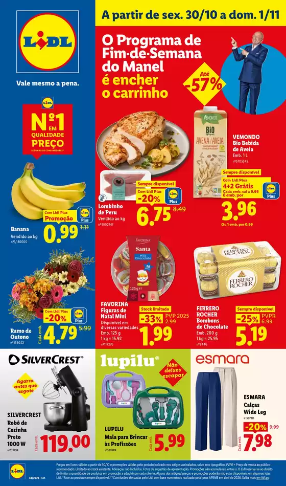 Catálogo Lidl em Cinfães | A partir de 3010 | 2026-10-23T00:00:00.000Z - 2026-11-01T00:00:00.000Z