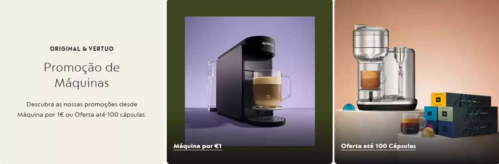 Catálogo Nespresso em Cadima | Promoção de Máquinas | 2026-10-27T00:00:00.000Z - 2026-11-10T00:00:00.000Z