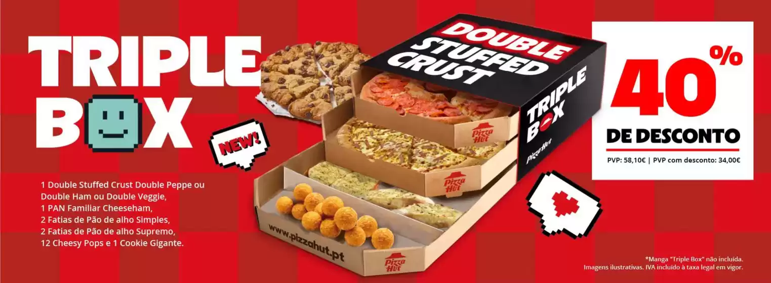 Catálogo Pizza Hut | 40% desconto | 2026-10-27T00:00:00.000Z - 2026-11-10T00:00:00.000Z