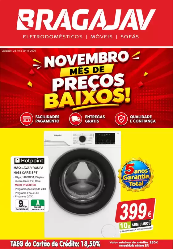 Folheto BragaJAV em Pico de Regalados | Novembro.. Mês de preços baixos! | 2026-10-28T00:00:00.000Z - 2026-11-29T00:00:00.000Z