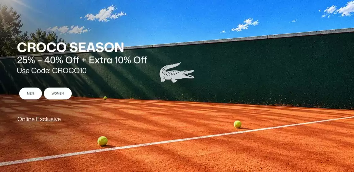 Catálogo Lacoste | Croco season | 2026-10-29T00:00:00.000Z - 2026-11-12T00:00:00.000Z