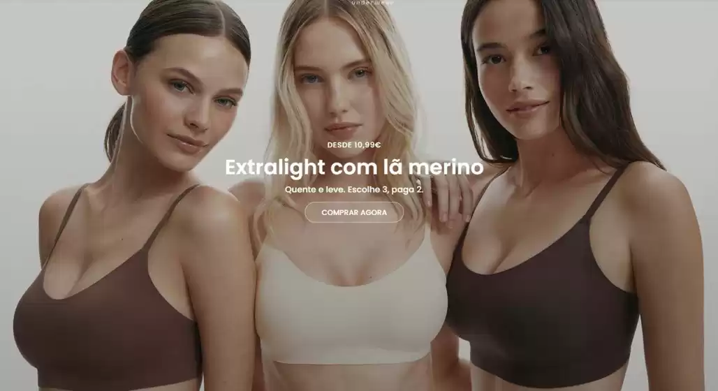 Catálogo Tezenis | Quente e leve. Escolhe 3, paga 2. | 2026-10-30T00:00:00.000Z - 2026-11-13T00:00:00.000Z