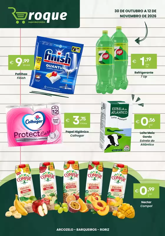 Catálogo Roque Supermercados | Folheto Roque Supermercados | 2026-10-30T00:00:00.000Z - 2026-11-12T00:00:00.000Z