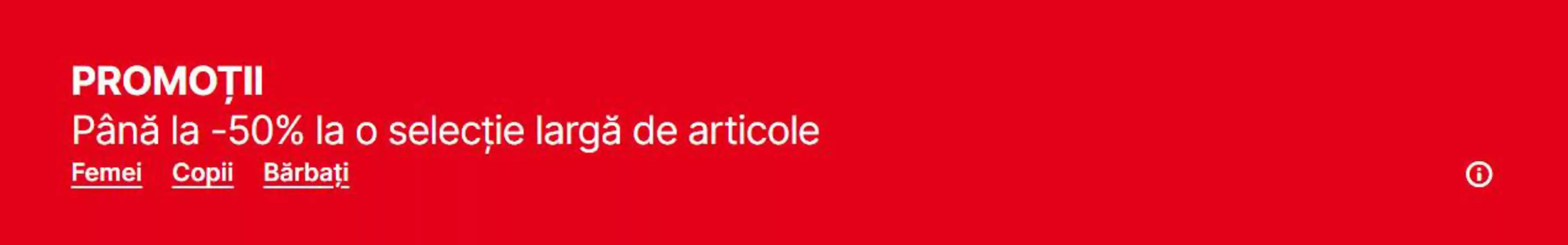 Promoții până la -50%