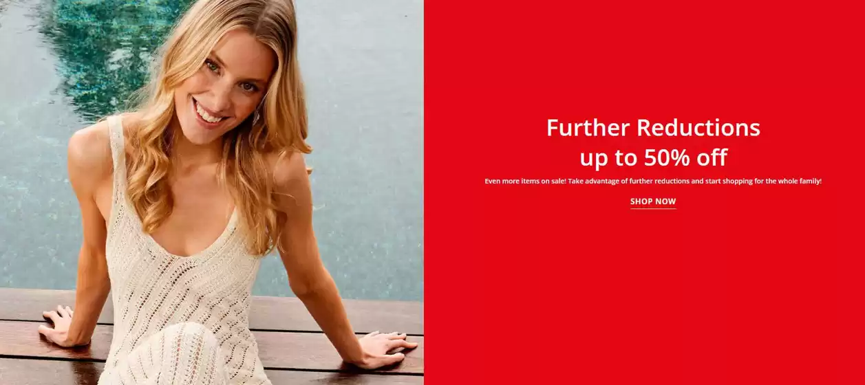Further Reductions up to 50% off