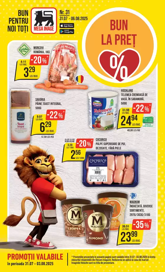 Catalog MEGA IMAGE Craiova | Catalog MEGA IMAGE | 2025-07-31T00:00:00.000Z - 2025-08-03T00:00:00.000Z
