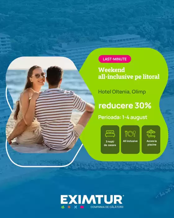 Catalog Eximtur Bacău | Eximtur Oferte | 2025-08-01T00:00:00.000Z - 2025-08-04T00:00:00.000Z