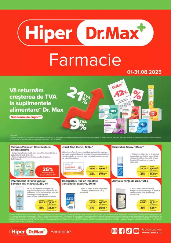 Catalog Dr.max Oradea | 336 catalog bf regular august final 29.07 nou | 2025-08-01T00:00:00.000Z - 2025-08-31T00:00:00.000Z
