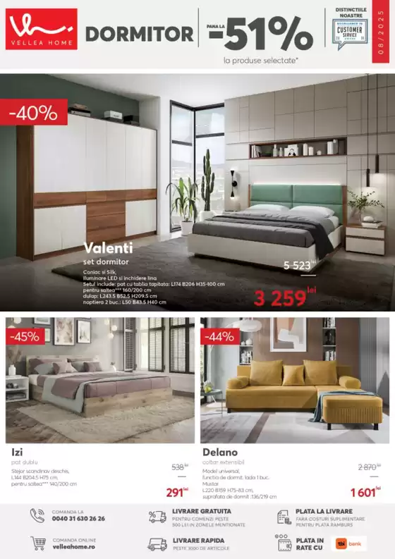 Catalog Mobila Videnov Roșiorii de Vede | Pliant AUGUST 2025 | 2025-08-01T00:00:00.000Z - 2025-08-31T00:00:00.000Z