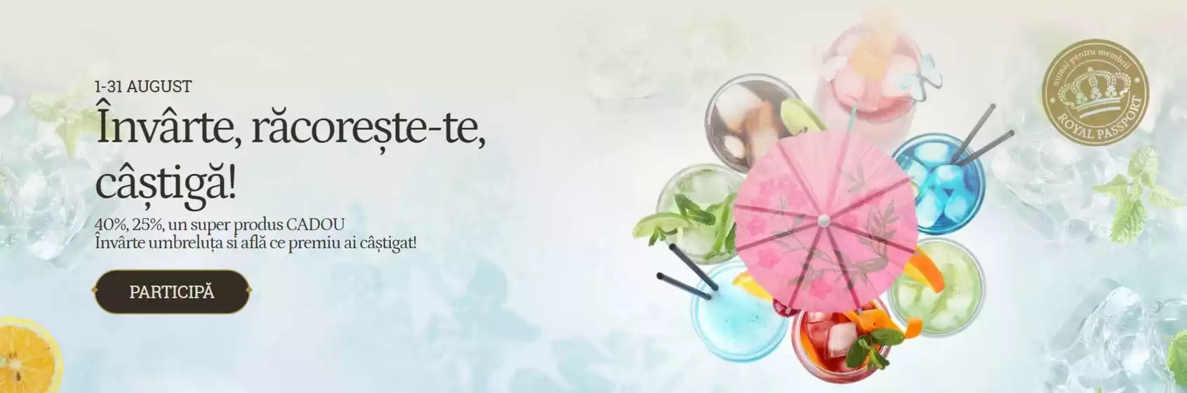 Învârte, răcorește-te, câștigă!