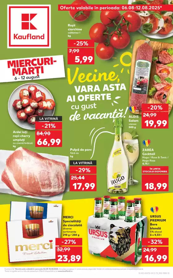 Catalog Kaufland Valea lui Mihai | Cataloage Kaufland - 2025-08-06 | 2025-08-06T00:00:00.000Z - 2025-08-12T00:00:00.000Z