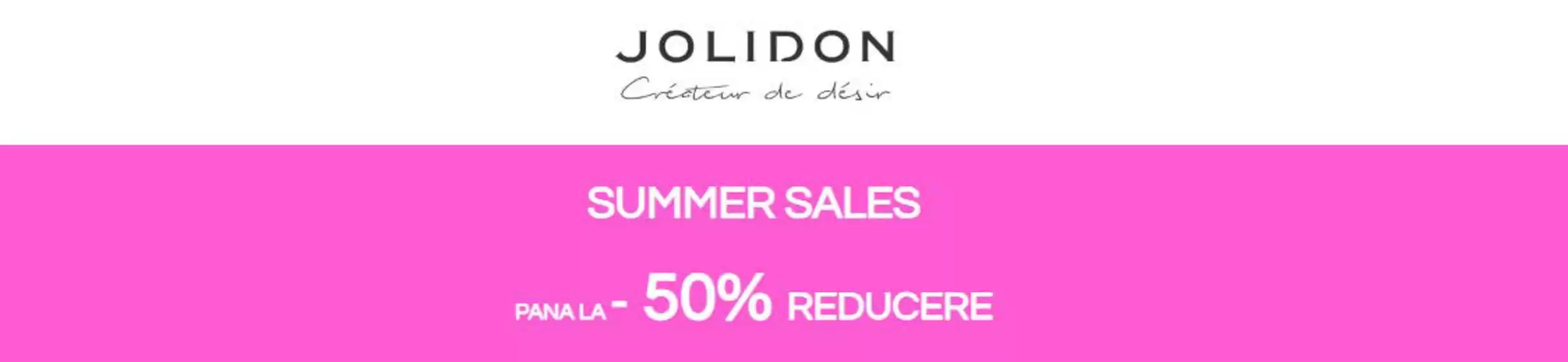SUMMER SALES PANA LA - 50% REDUCERE