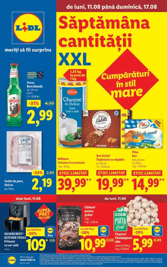 Catalog Lidl Târgu Secuiesc | pentru perioada 11.08-17.08.2025 | 2025-08-06T00:00:00.000Z - 2025-08-17T00:00:00.000Z