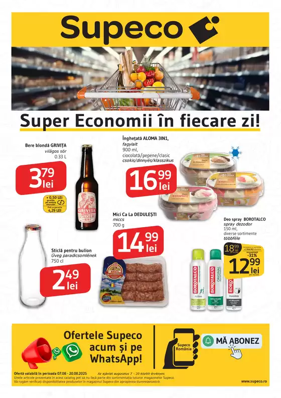 Catalog Supeco Gheorgheni | Promoții speciale actuale | 2025-08-07T00:00:00.000Z - 2025-08-20T00:00:00.000Z