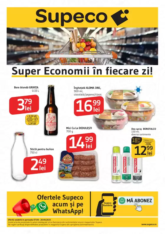 Catalog Supeco Târgu Secuiesc | Oferte noi de descoperit | 2025-08-07T00:00:00.000Z - 2025-08-20T00:00:00.000Z