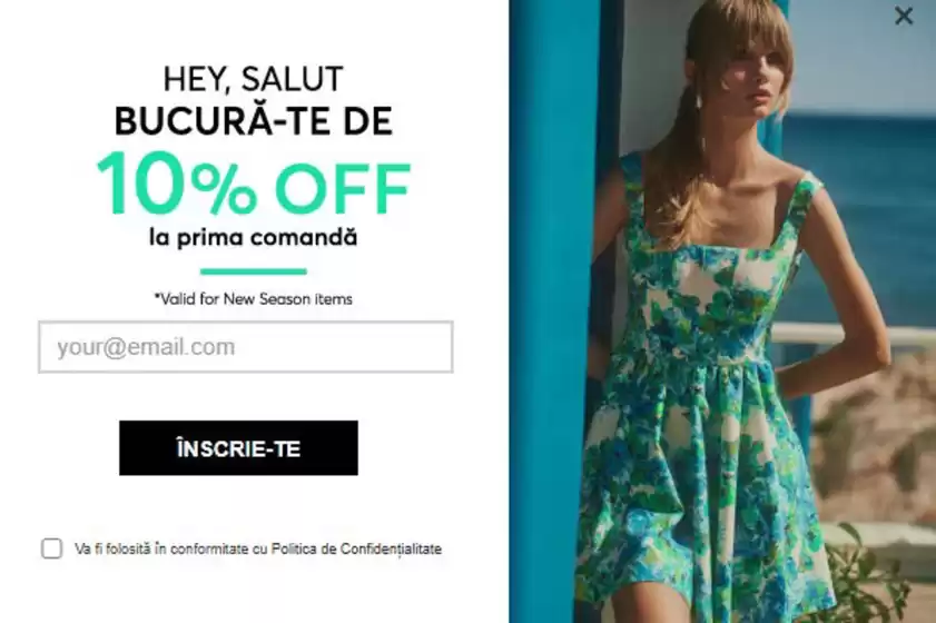 Bucură-te de 10% off