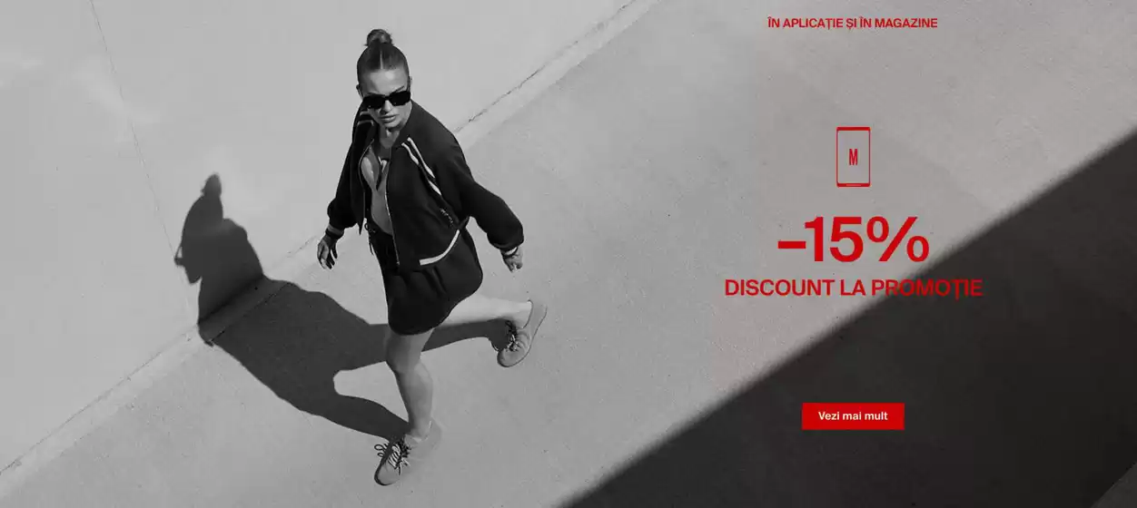 -15% discount la promoție