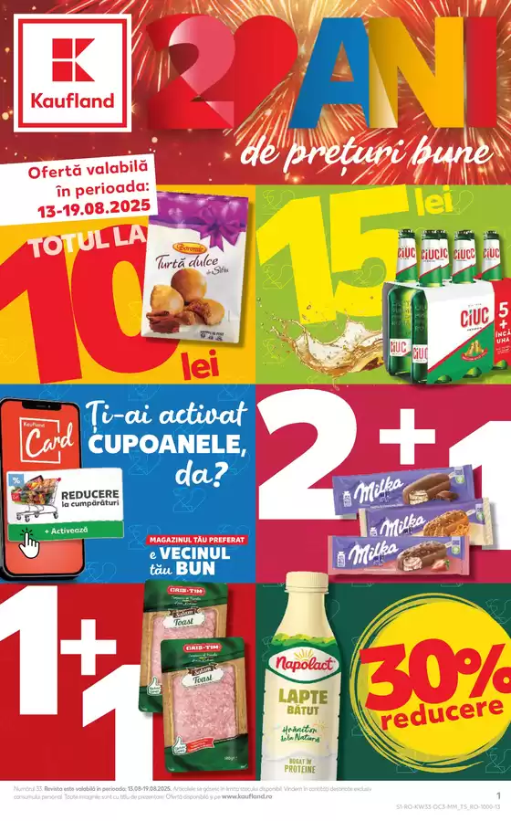 Catalog Kaufland | Ofertă grozavă pentru vânătorii de chilipiruri | 2025-08-13T00:00:00.000Z - 2025-08-19T00:00:00.000Z