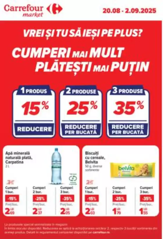 Catalog Carrefour Market Cluj-Napoca | 31 MARKET Great weekly offers! FOOD 20.08-26.08 | 2025-08-20T00:00:00.000Z - 2025-08-26T00:00:00.000Z