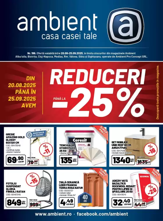 Revista promoțională Ambient nr. 199