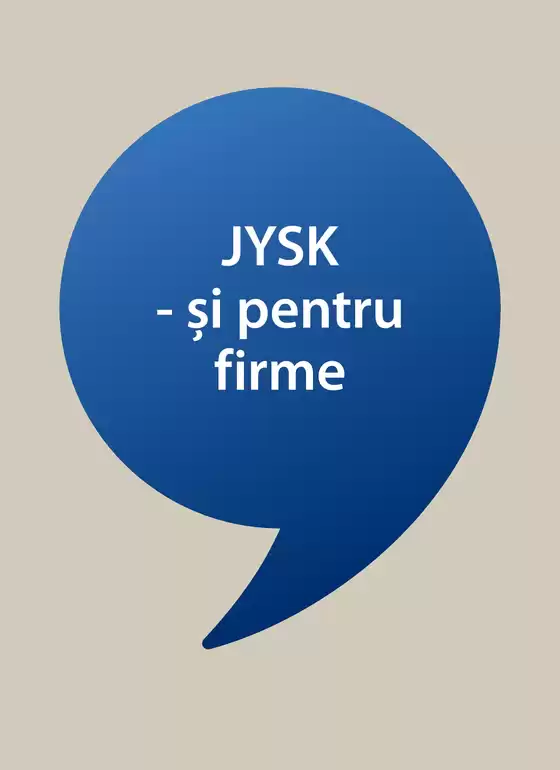 Catalog JYSK Huedin | Ofertele noastre curente | 2025-08-27T00:00:00.000Z - 2025-09-10T00:00:00.000Z