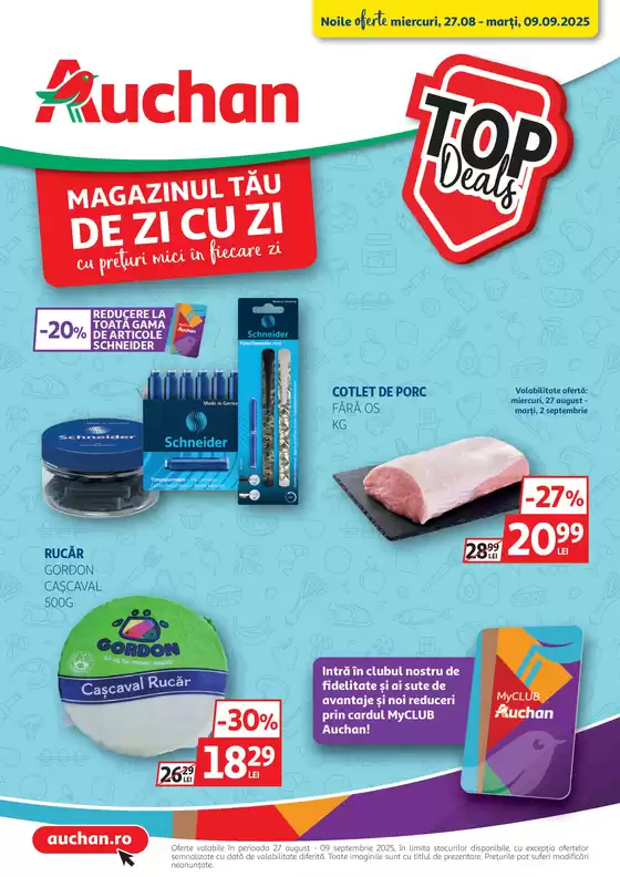 Catalog Auchan Huedin | Catalog Auchan | 2025-08-27T00:00:00.000Z - 2025-09-09T00:00:00.000Z